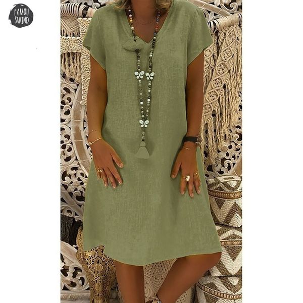 

dress women summer cotton and linen v neck style vestido casual plus size cotton ladies dress elbse @30 designer clothes, Black;gray