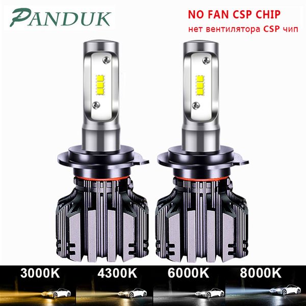 

panduk csp car headlight h4 h7 led h1 h3 h8 h9 h11 led 3000k 4300k 6000k 8000k 9005 9006 hb3 hb4 880 881 bulb fog car light