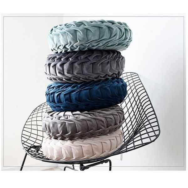 

sofa cushion solid throw pillow soft comfortable round european velvet bed headrest cushion european velvet bed headrest