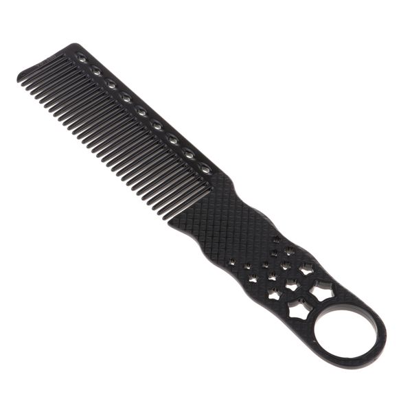 

finely waved teeth barber stylist clipper comb taper fade blend flat cutting, Silver