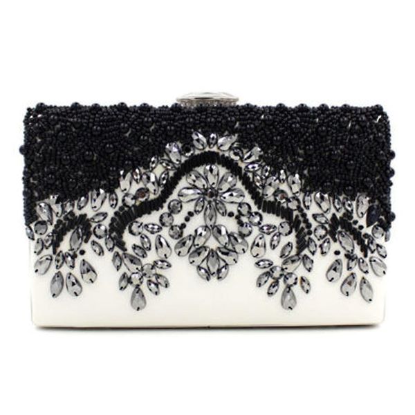 

purse evening bag party prom crystal handbag clutch wedding rhinestone beaded