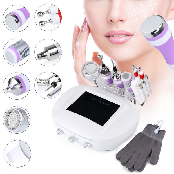 New Chegou Diamante Microdermoabrasão Máquina Facial Venda 3 Mhz Ultrasonic Ultrasound Skin Scrubber Luvas Mágicas Pele Levantamento Da Pele Rejuvenescer