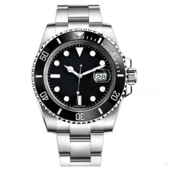 

new ceramic bezel mens 2813 mechanical stainless steel automatic movement watch sports self-wind designer watches wristwatches ship, Slivery;brown