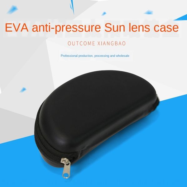

eva anti-pressure sun sun zipper black sun eva glasses case glasses case, Blue
