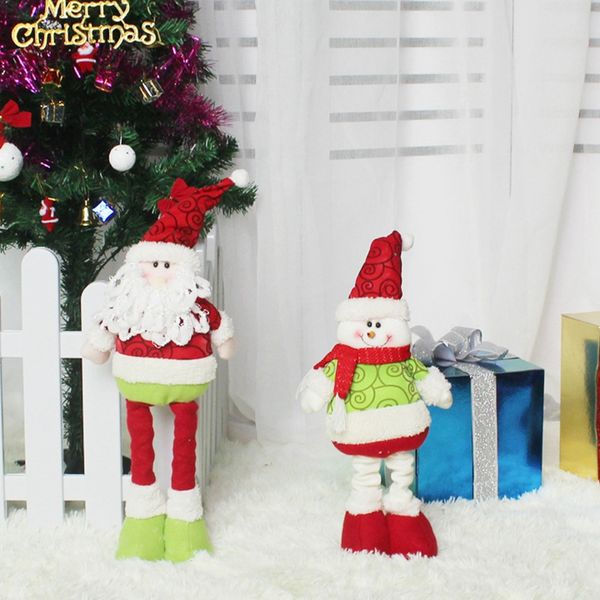 

christmas ornaments christmas telescopic old man doll christmas supplies,xmas fireplace hanging and party accessory