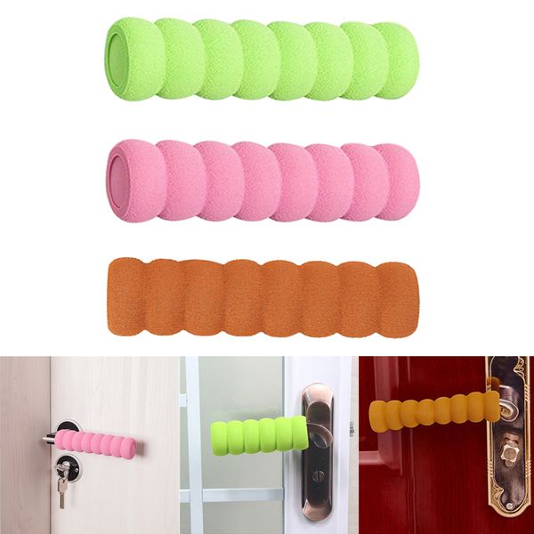 

pack 3 multi-color spiral soft eva foam door handle cover door knob case