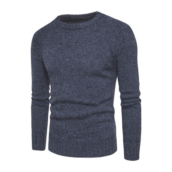 

sweater men 2019 brand pullover sweater male o-neck warm slim fit knitting mens sweaters man pullover clothes, White;black