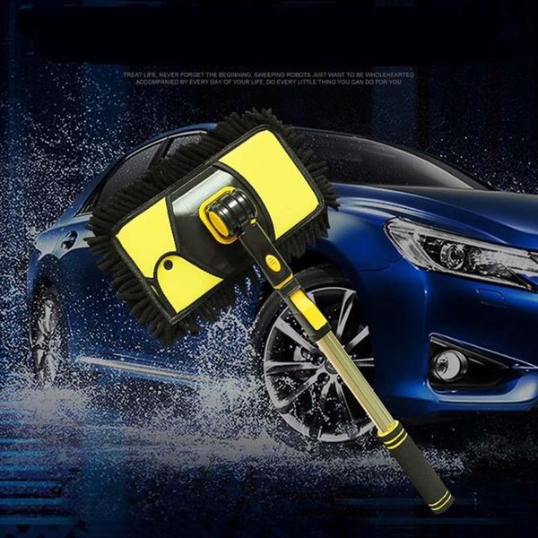 

soft car washing mop car wash cleaning brush handle retractable window door wash tools