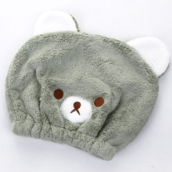 

cute hair dry hat towel quick dry shower cap strong absorbing drying ultra soft cartoon children wh0204