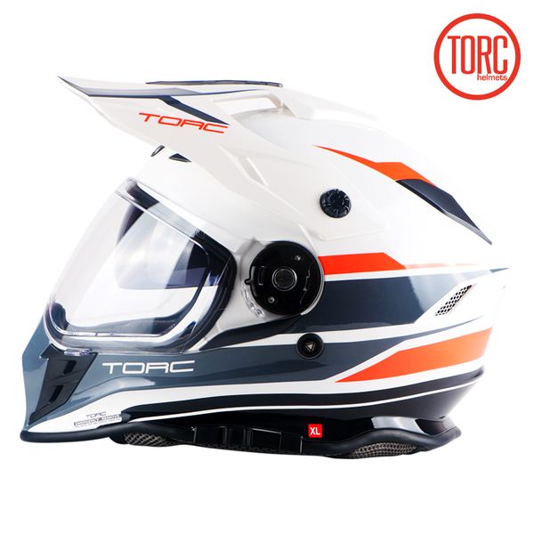 

professional multifunction moto helmet off road and road torc doube lens motorcycle helmet adventure t33