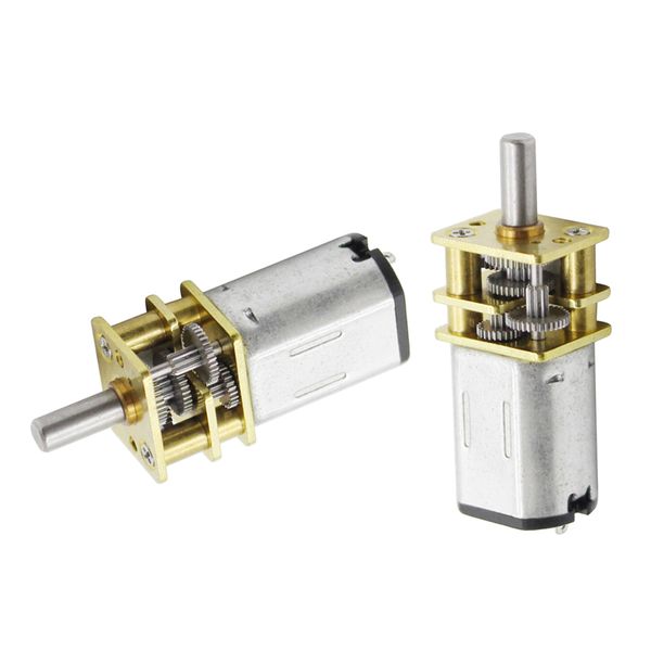 

2 шт редукторные micro motor mini metal electric ускоряет торможения dc