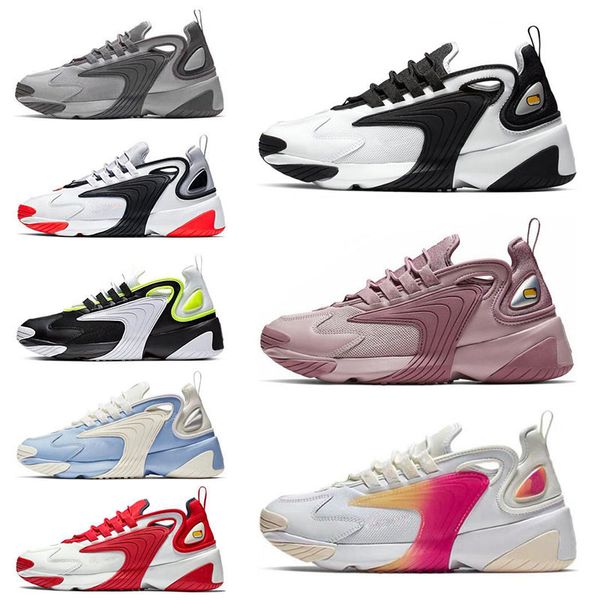 

triple black tekno zoom men women running shoes cream white race red royal blue breathable sports sneakers mens trainers