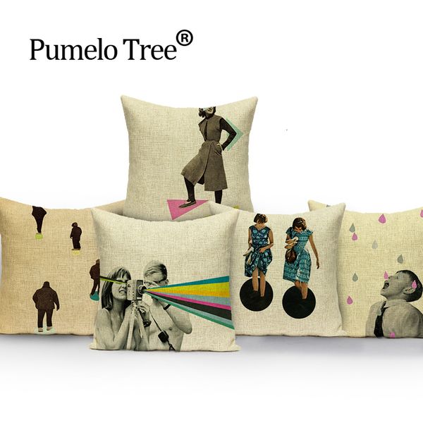 

портрет женщины титульной подушка красочных главных наволочки прекрасных подушки белье декоративные наволочки на заказ бросьте подушки