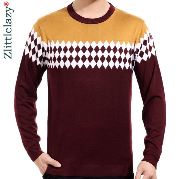 

2019 designer pullover argyle men sweater dress thin jersey knitted sweaters mens wear slim fit knitwear fashion clothing 51200, White;black