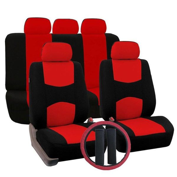 

fashion waterproof steering wheel cover car universal seat cover with steering wheel shoulder fabric
