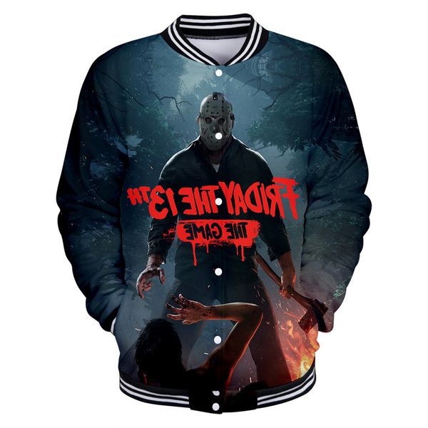 

толстовки carry 2019friday 13-game3d цифровой печати движение бейсбольной одежда hoodie, Blue;black