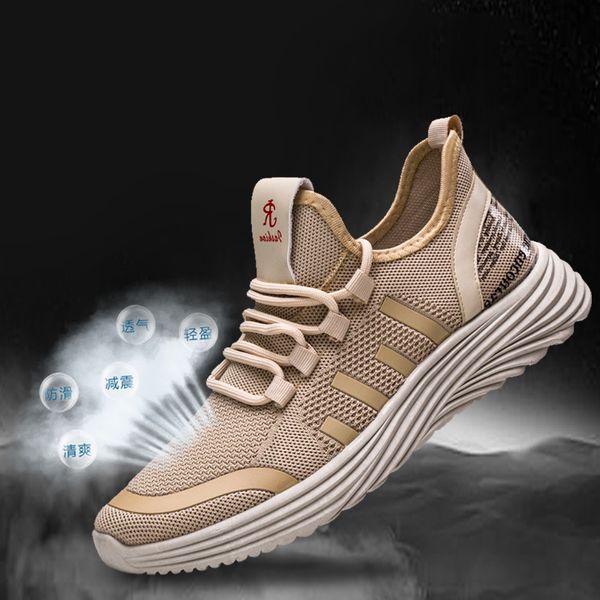 

mens running shoes comfortable breathable men's sneaker casual antiskid and wear-resistant jogging men sport shoes