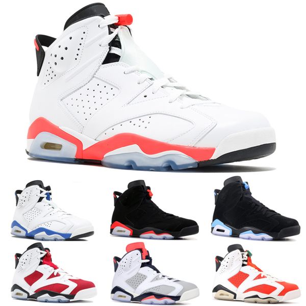 

new 6 6s mens basketball shoes black infrared for 2019 unc tinker sports blue gatorade white men trainer sport sneakers size 8-13