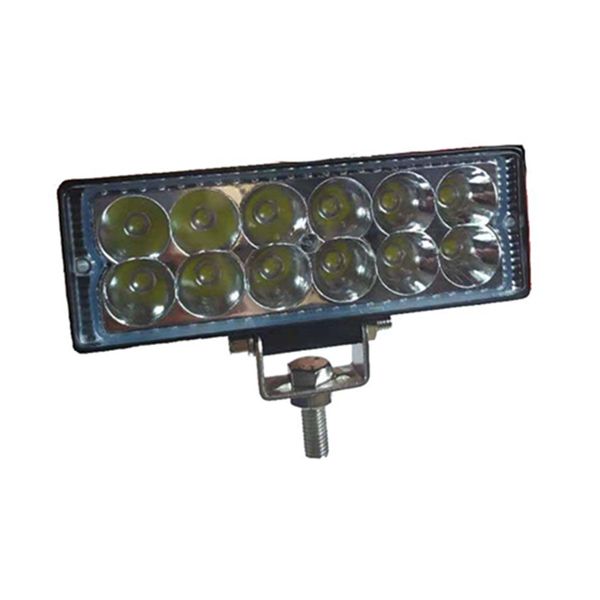 

general dual-row 12-bead 36w external waterproof ultra-bright strip working lamp for motorcycle and automobile led headlamp 12v24v