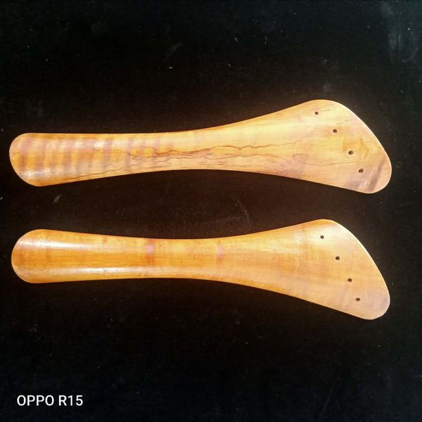 

double bass accessories. bass tail plate 3/4 size use european maple