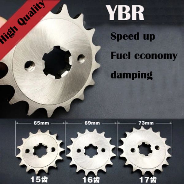 

for ct110 for yamaha ybr125-r110 beta125 motorcycle ybr 125 428 chain front sprocket 14 15 16 17 teeth sprockets