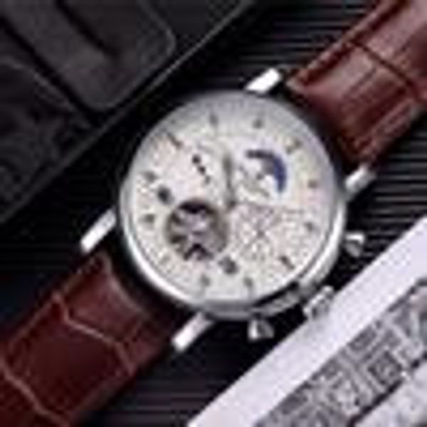 Relógios de marca Relógios de pulso mecânicos Relógios de pulso elegantes Relógios masculinos Relógio de esqueleto Mecânico de corda manual Relógio clássico natural Le YI8HI0