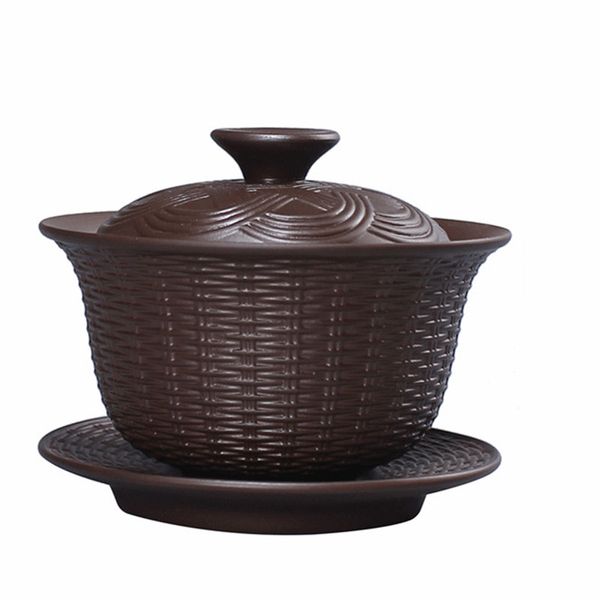 Плетение Gaiwan Purple Clay Tea Tureen