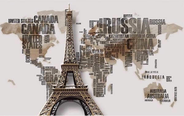 

p wall murals wallpaper modern minimalist tower alphabet art tv background wall