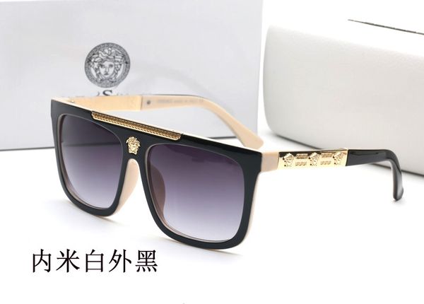 

2020 Новая мода высокое качество Versace бренд дизайнеры роскошные винтажные женские и мужские солнцезащитные очки Бесплатная доставка