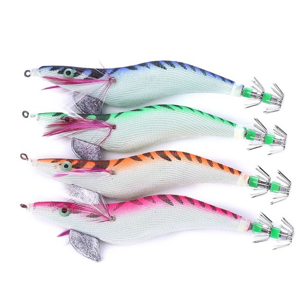

fishing lure flash light minnow luminous squid jig shrimp bait night lifelike shrimp fishing lure tackle 1pc accessories