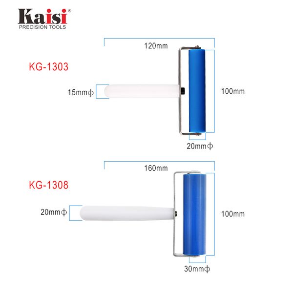 

kaisi kg-1303/1308 10см 4" силиконовые roller инструмент мобильный сотовый телефон screen protector оклейка роликовые колеса lcd оса поляриз