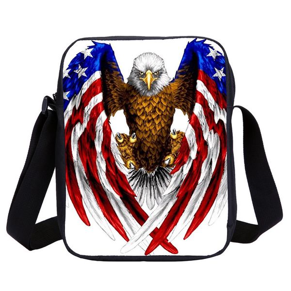 

mini crossbody bags for boys girls cool animal eagle 3d printing messenger bags kids sling shoulder bag handbags sac a main