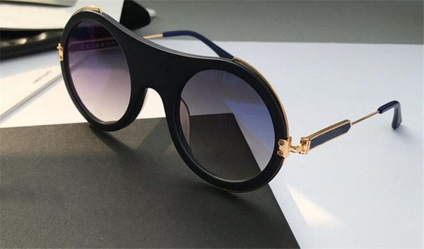 

new fashion designer women's sunglasses round metal frame avant-garde popular style uv 400 lens protective glasses, White;black