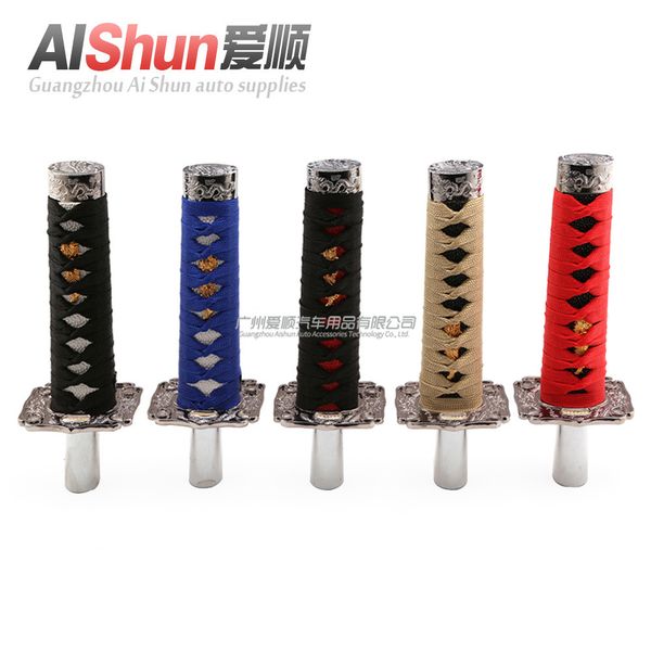 

20 cm samurai sword handle gear head рычаг переключения передач автомобилей модифицированный ряд samurai sword gear head сдвиг