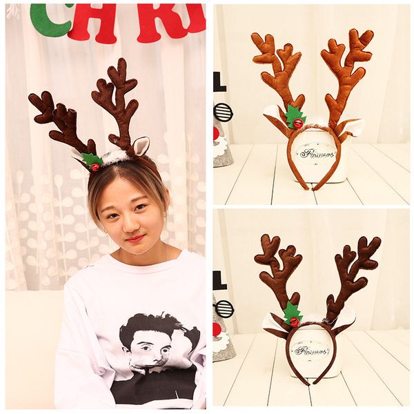 

рождество обруч для волос рождественский олень хорн кольцо рождество голову обруч пряжки праздник партия поставки детей взрослых вечеринку