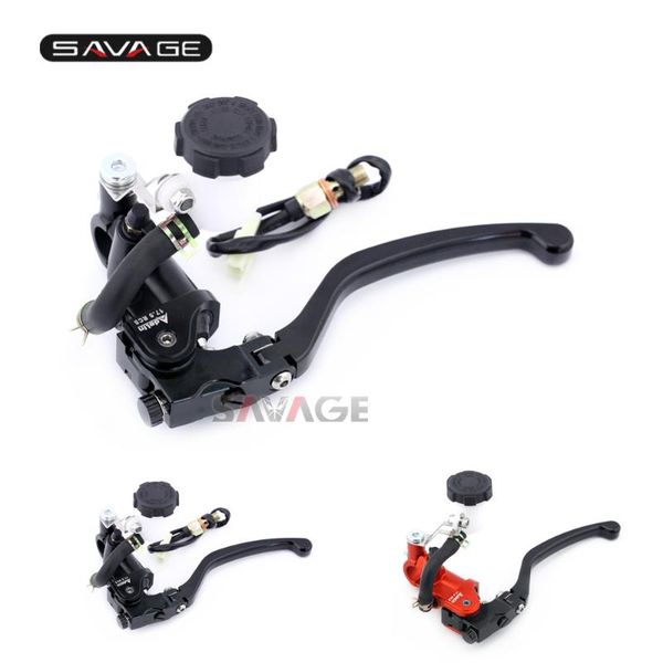 

universal front clutch system pump master cylinder bar clamp lever for 7/8" 22mm handlebar motorcycle radial reservoir upgrade