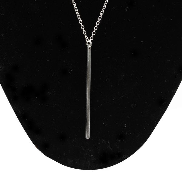 

fashion- and american simple long rod lasso necklaces are popular handmade chains, Silver