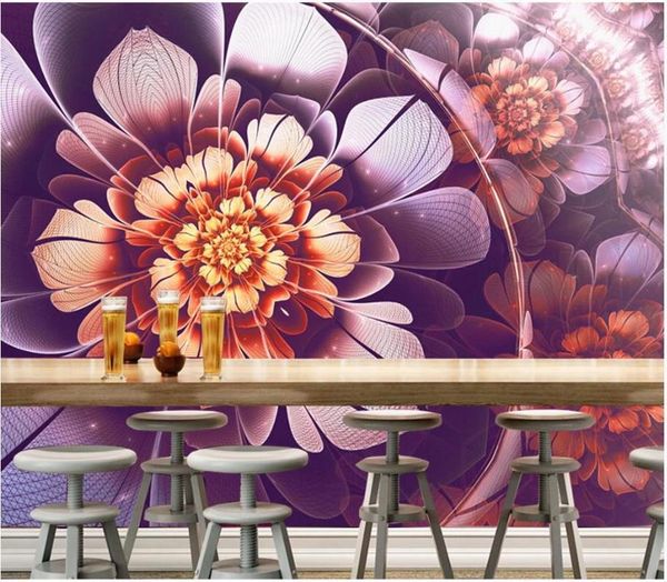 

custom p wallpaper 3d murals wallpaper for walls 3 d cool flower bar ktv decoration background wall papers