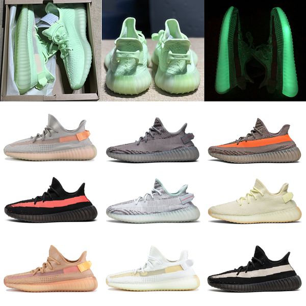 

2019 clay glow in the dark v2 running de igner hoe true form hyper pace tatic reflective oreo e ame men women trainer port neaker