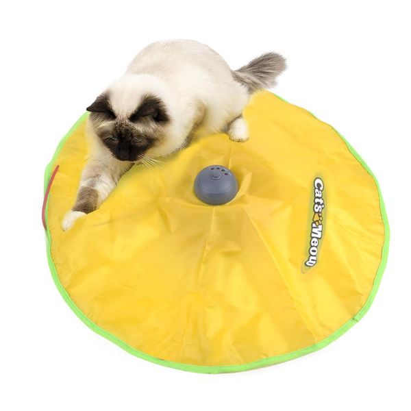 

cats toy electric cat toy interactive cat moving mouse automatic 4 speed mode catch me undercover mouse