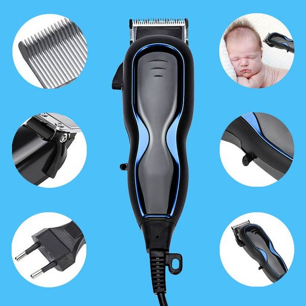 

kemei 1027 household powerful trimmer baby man 220-240v woner professional hair clippers machine salon tools d45