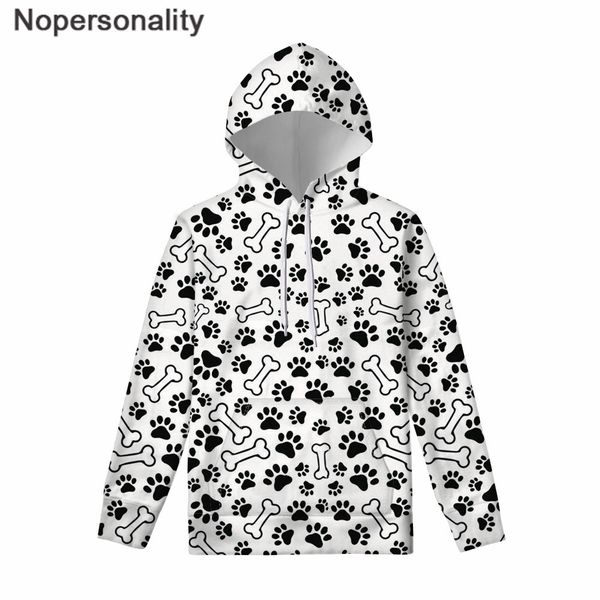 

nopersonality повседневный пуловер с длинным рукавом кофты топы женская собака зима дамы свободные толстовки с передним карманом, Black