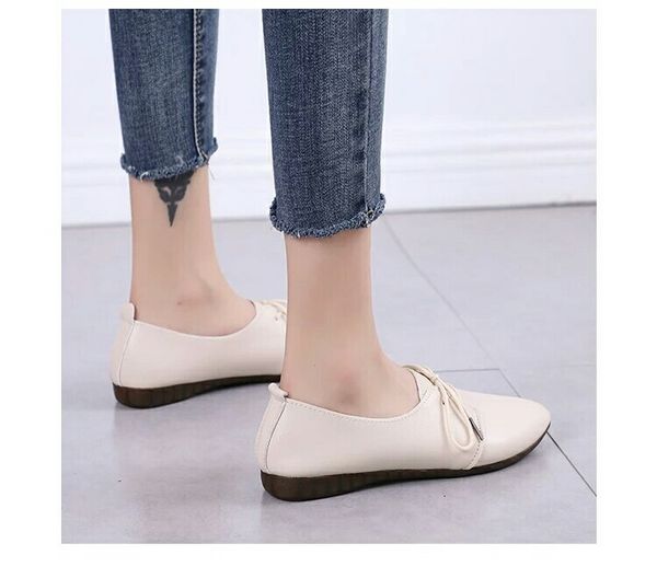 

0806 cqc4 популярные женская мода удобная обувь новый стиль дамы плоские туфли высокого качества мягкие подошвы обувь с коробкой