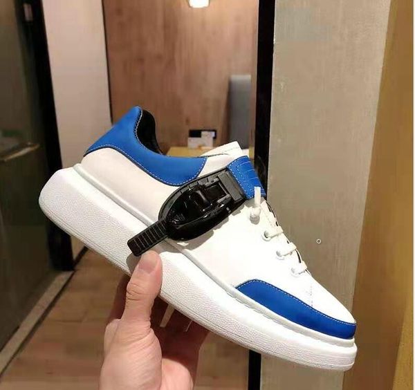 

2019 black casual shoes lace up designer sneakers casual leather shoes men womens sneakers extremely durable stability with box size 36-45