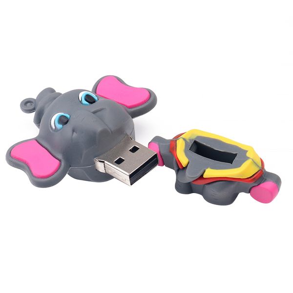 

слон модель usb u диск флэш-памяти memory stick для компьютера пк