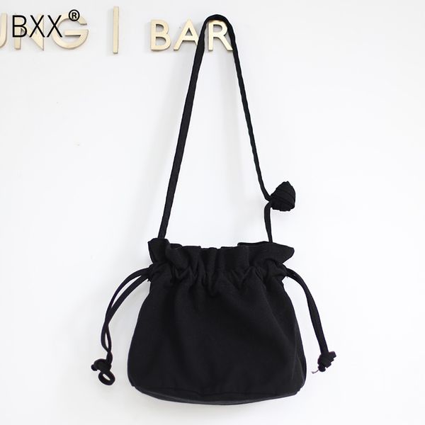 

bxx] casual canvas drawstring crossbody bags for women 2020 fashion all-match shoulder messenger bag lady quality handbag hk614