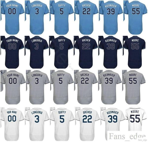 

Cheap Stitched #3 Evan Longoria 12 Wade Boggs 13 Brad Miller 22 Chris Archer 53 Alex Cobb 39 Kevin Kiermaier Baseball Jersey