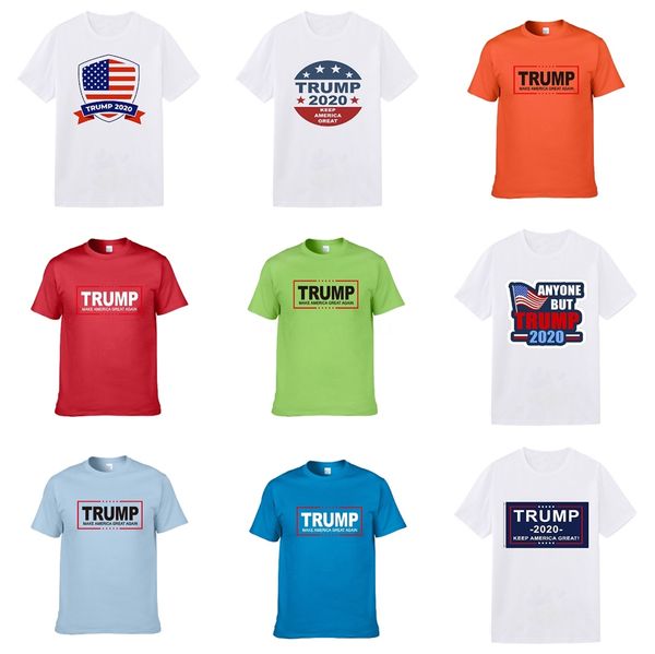 

summer men designer t shirt brand tee logo letter trend spoof vogue printing trump t-shirt men women hip hop street style tee shirt #853, White;black