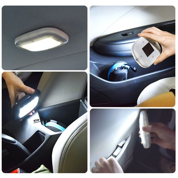 

car interior light touch light touch sensing rechargeable dome ceiling reading lamp bulb car styling night