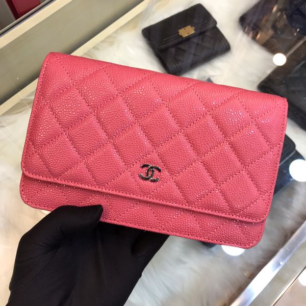 

Top qaulity 33814 ize 19cm 13cm 3 5cm france houlder bag de igner fa hion woman wallet wallet with box hiping